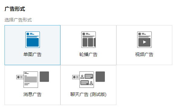 LinkedIn的广告形式