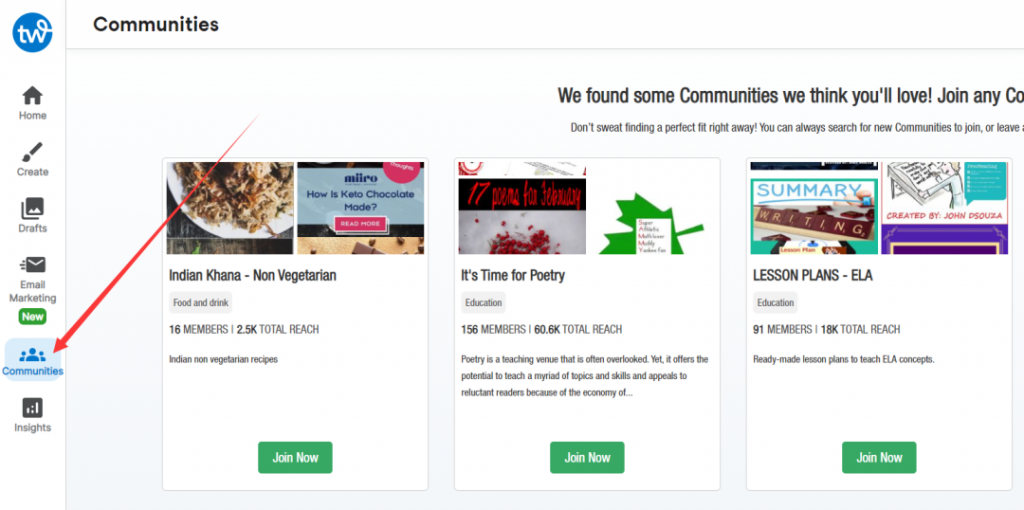 Pinterest营销工具TailWind的社区功能
